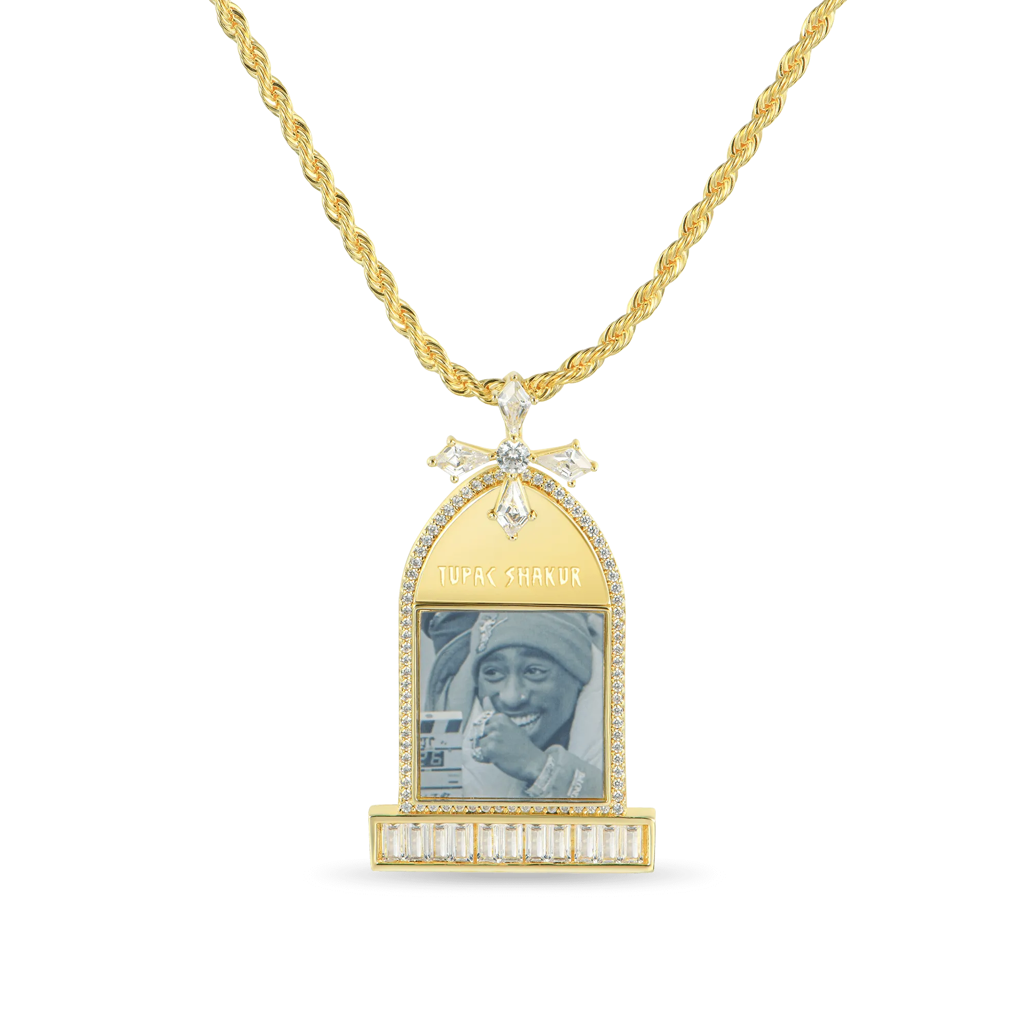 Custom Tombstone Photo Pendant