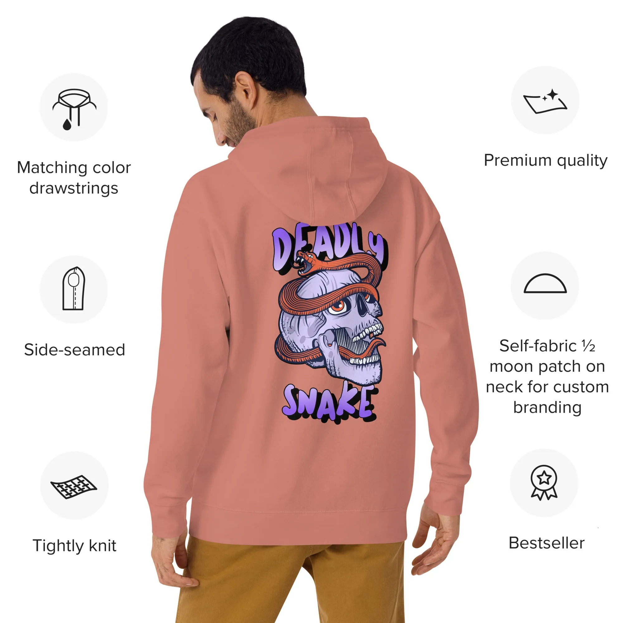 Deadly Snake Unisex Hoodie