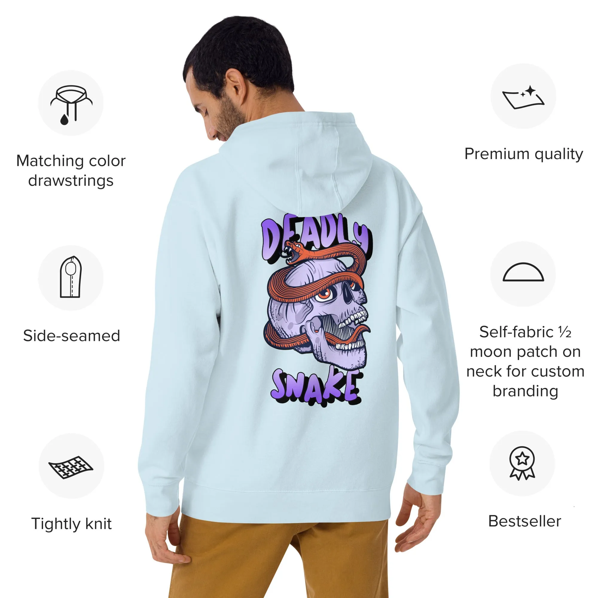 Deadly Snake Unisex Hoodie