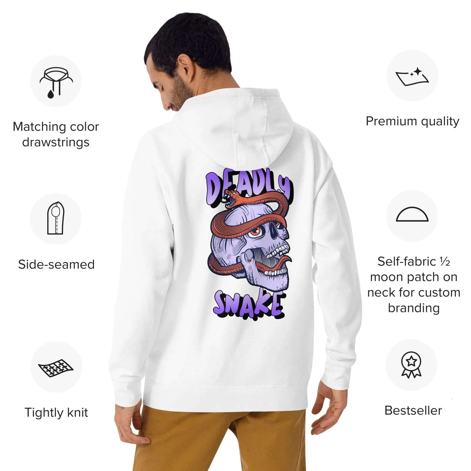 Deadly Snake Unisex Hoodie