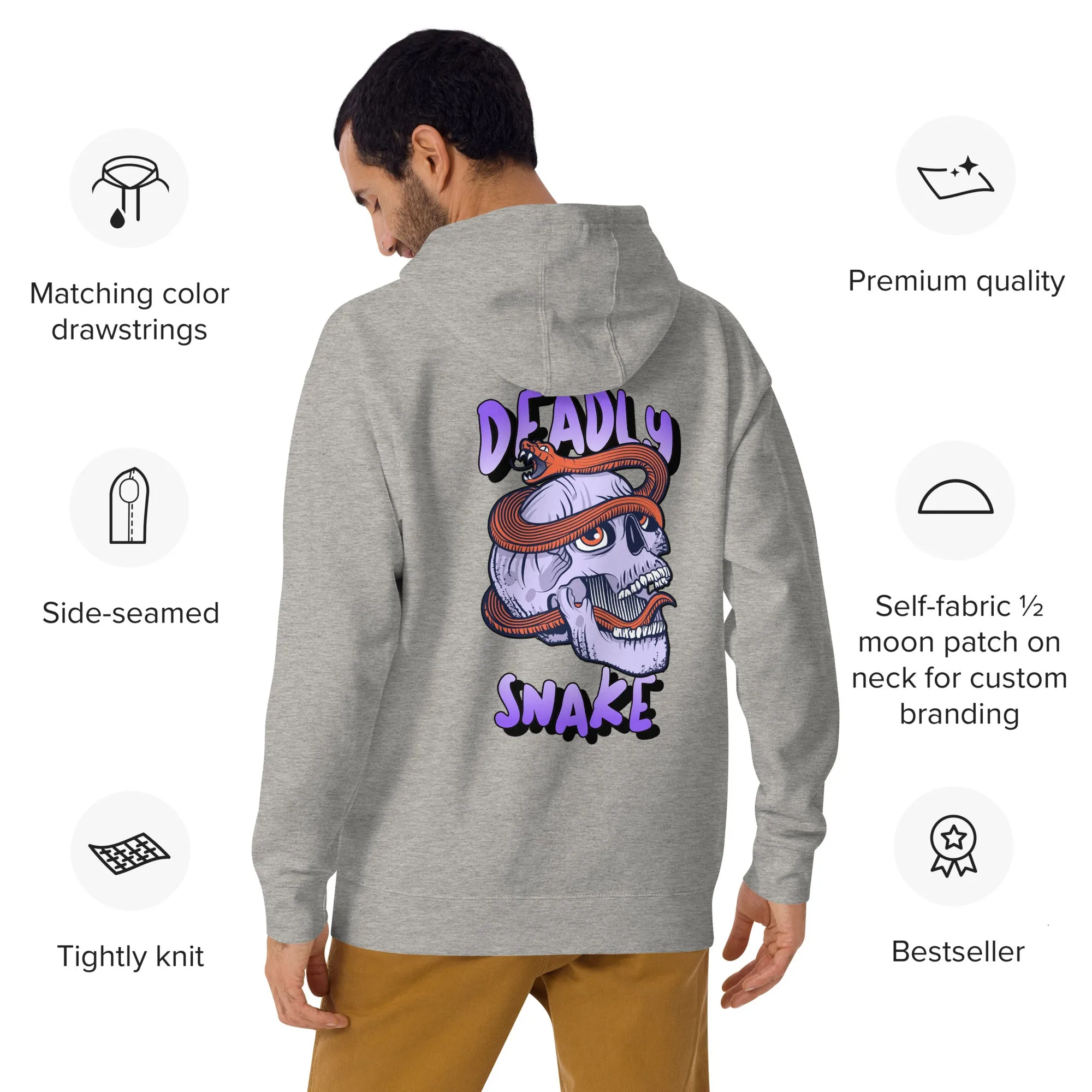 Deadly Snake Unisex Hoodie