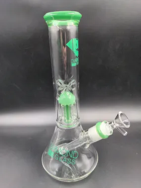 Diamond Glass Clear Mansion Water Pipe 11 | 14mm