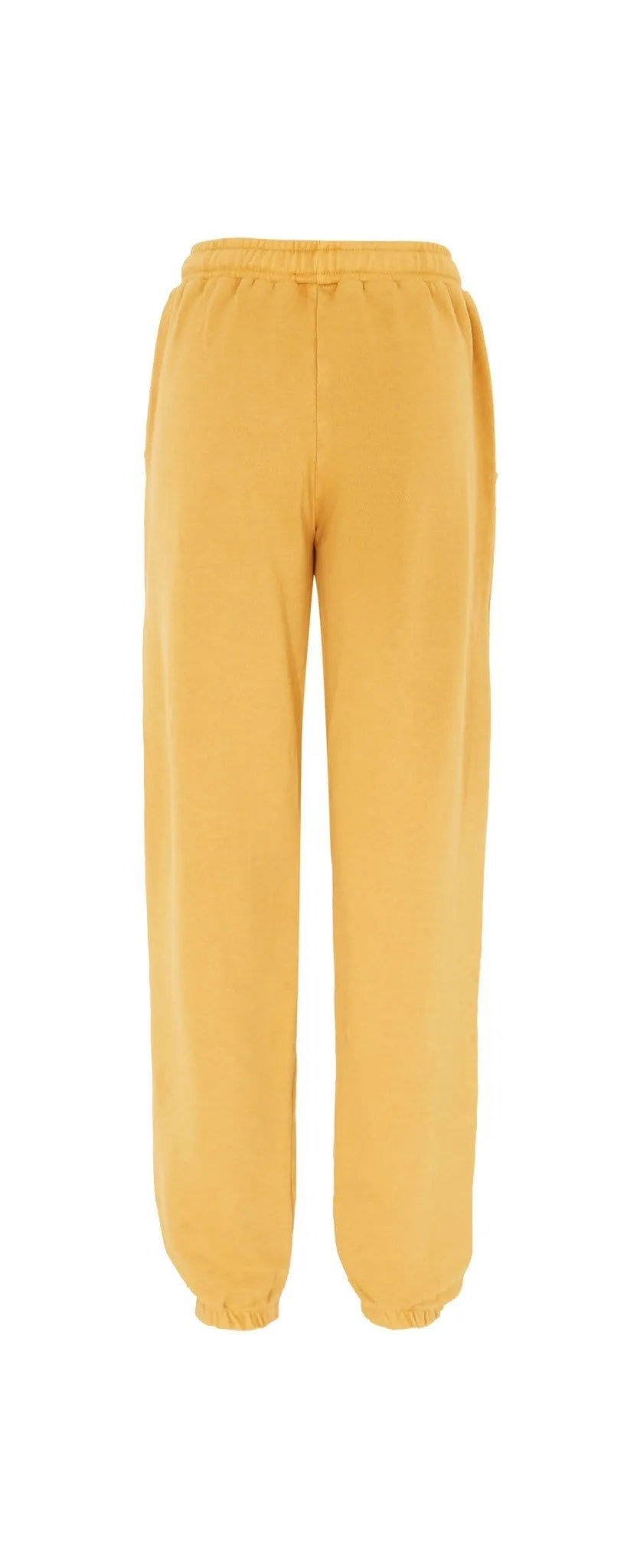 Evie Women's Organic Cotton Tracksuit Bottoms | Mustard