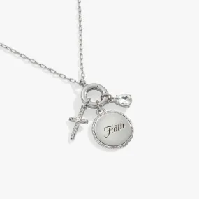 Faith Interchangeable Charm Necklace Set