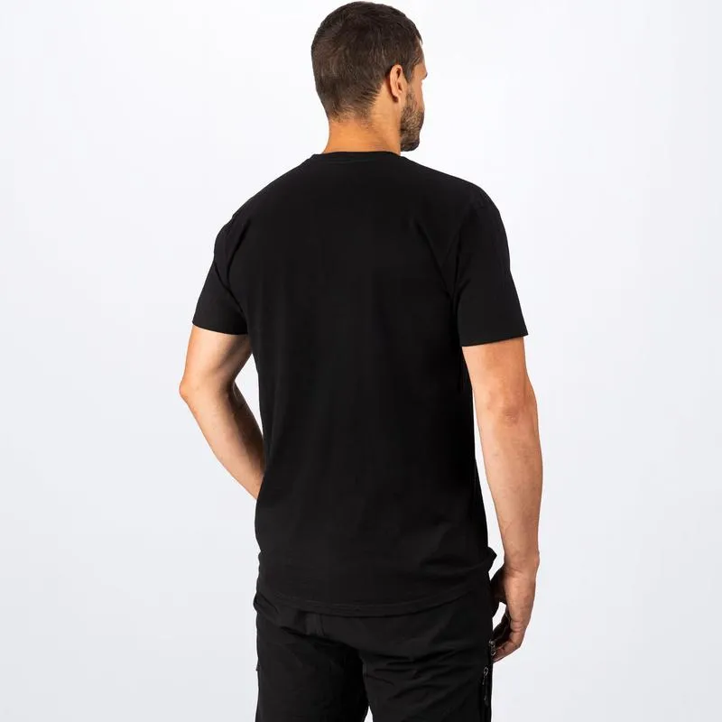 FXR Men's Race Div Premium Tee Black/Orange