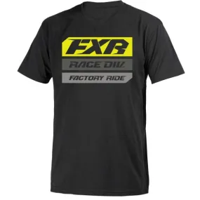 FXR Race Division Tee Black HiVis