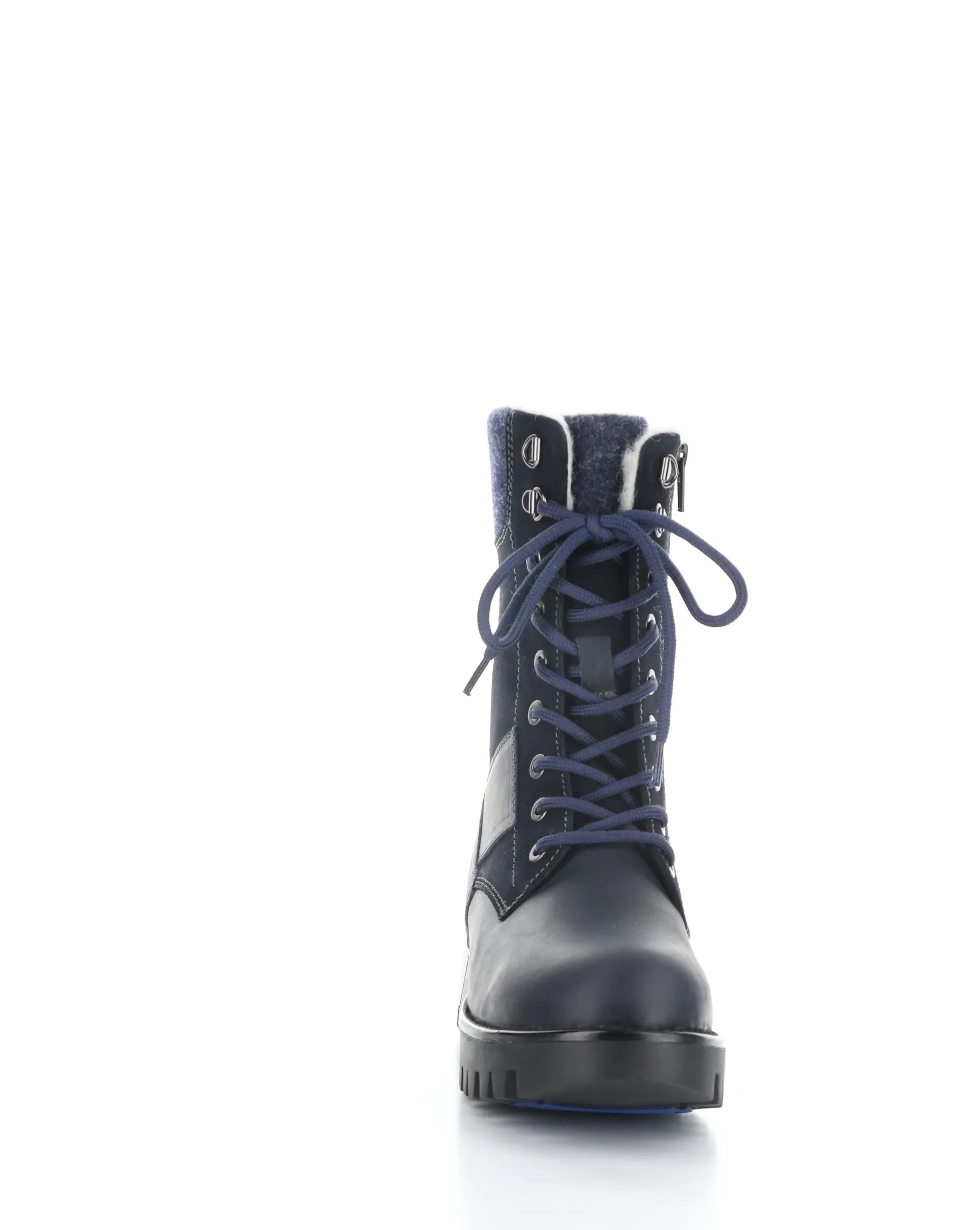 GENUS PRIMA NAVY Round Toe Boots