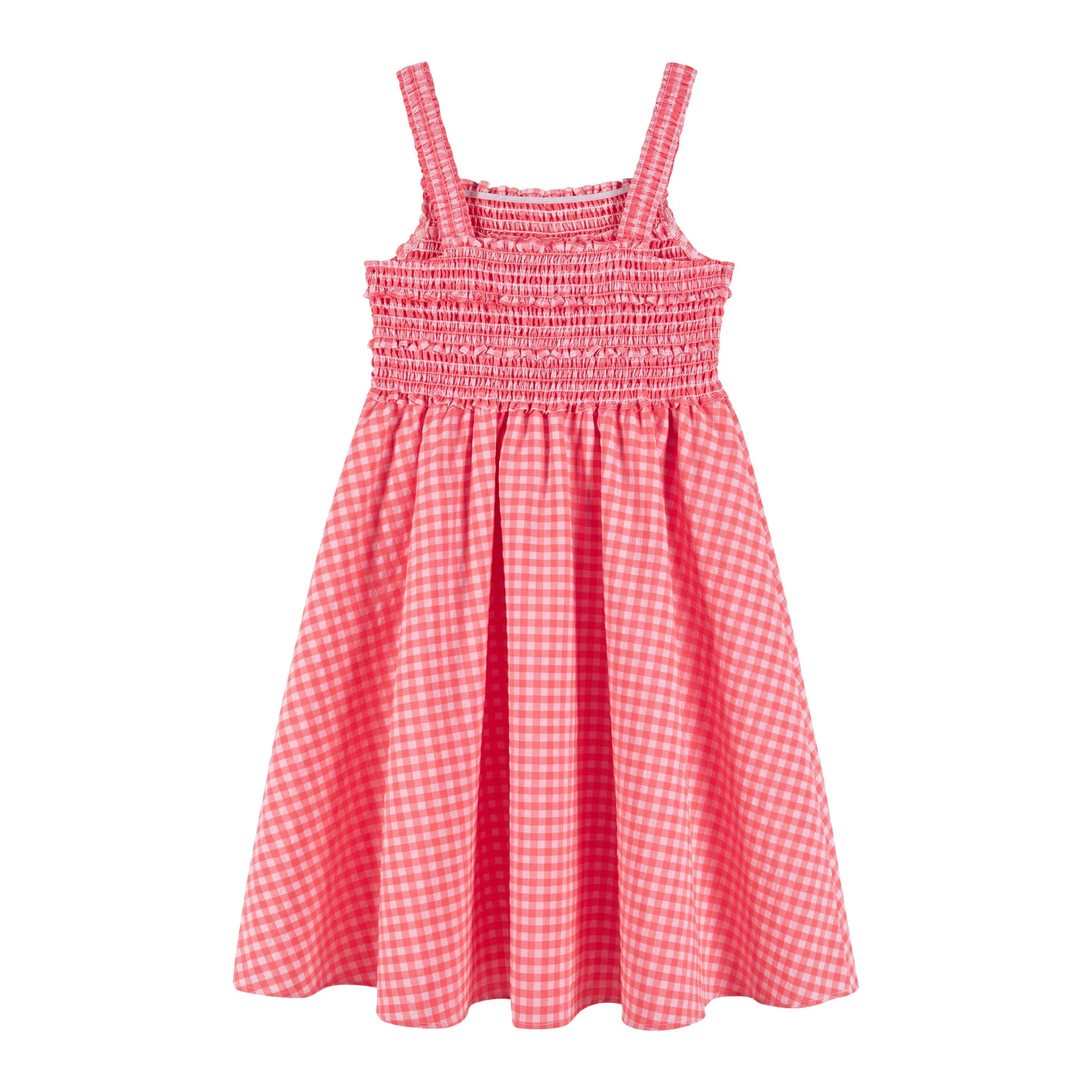 Gingham Dress (Size 7-16Years) | Pink Neon