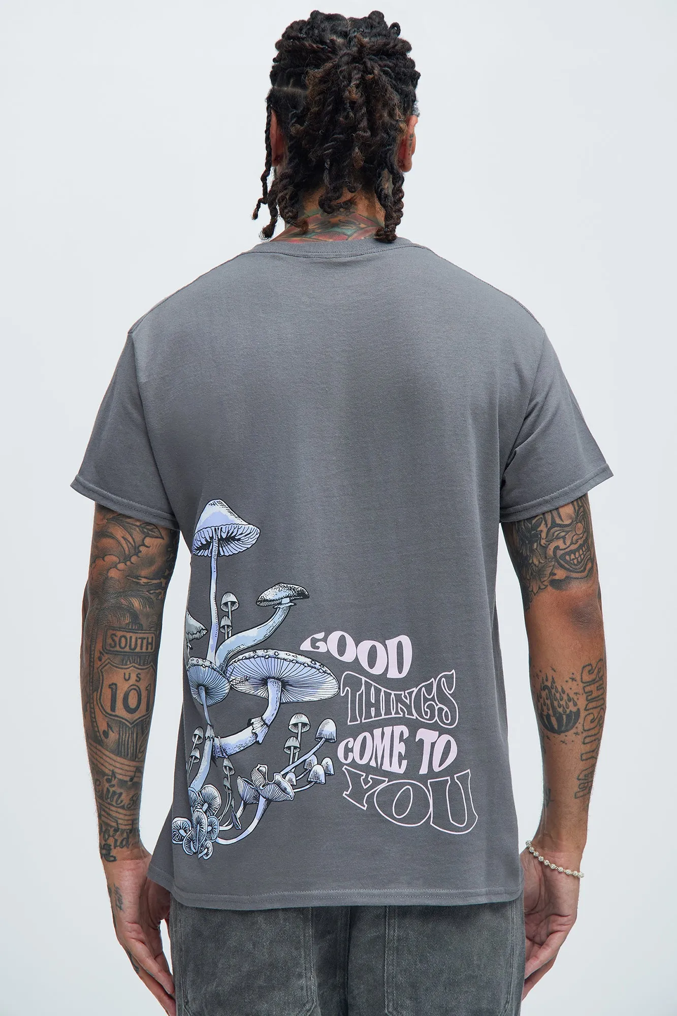 Good Things Come To You Short Sleeve Tee - Charcoal