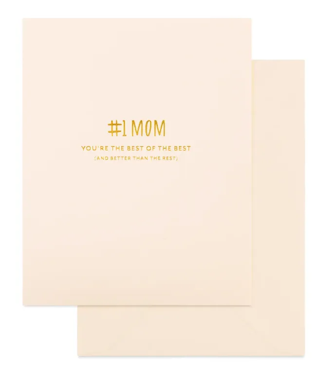 Greeting Card - No. 1 Mom