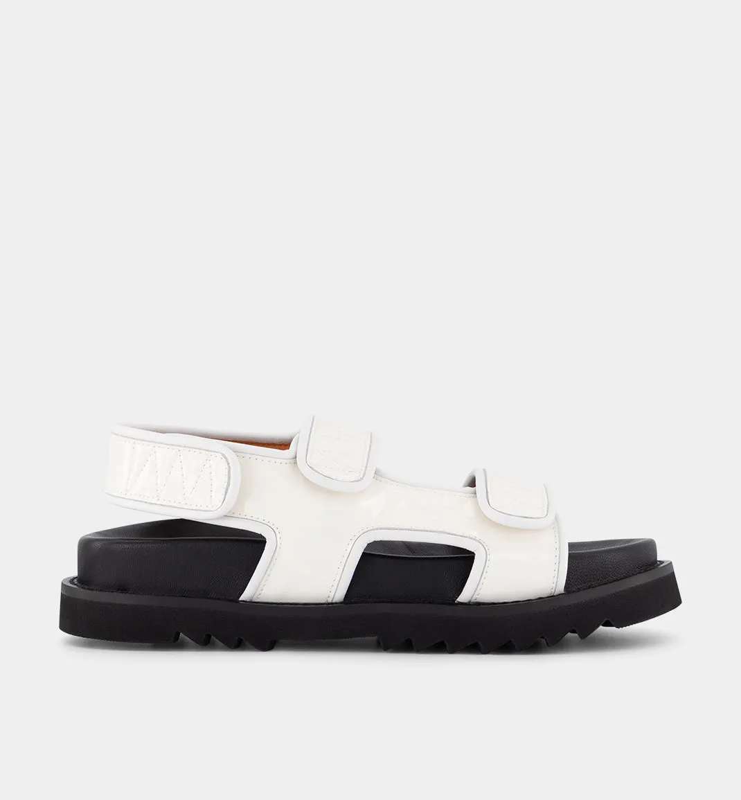 Hartley Velcro Sandal | Milk