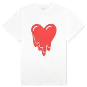 Heart Logo Tee - White