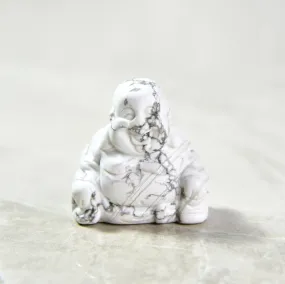 Howlite Budha 1.5 Gemstone Carving