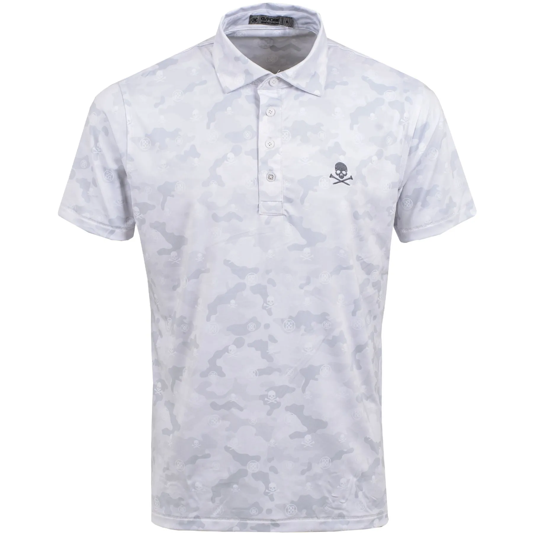 Icon Camo Printed Polo Snow - AW23