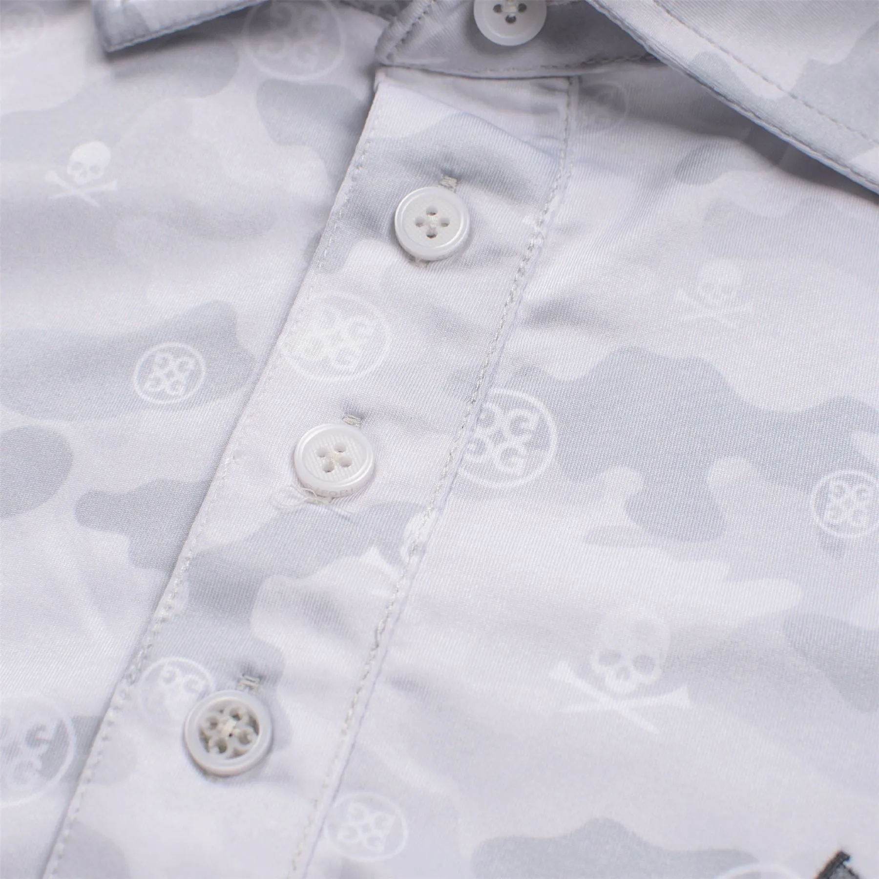 Icon Camo Printed Polo Snow - AW23