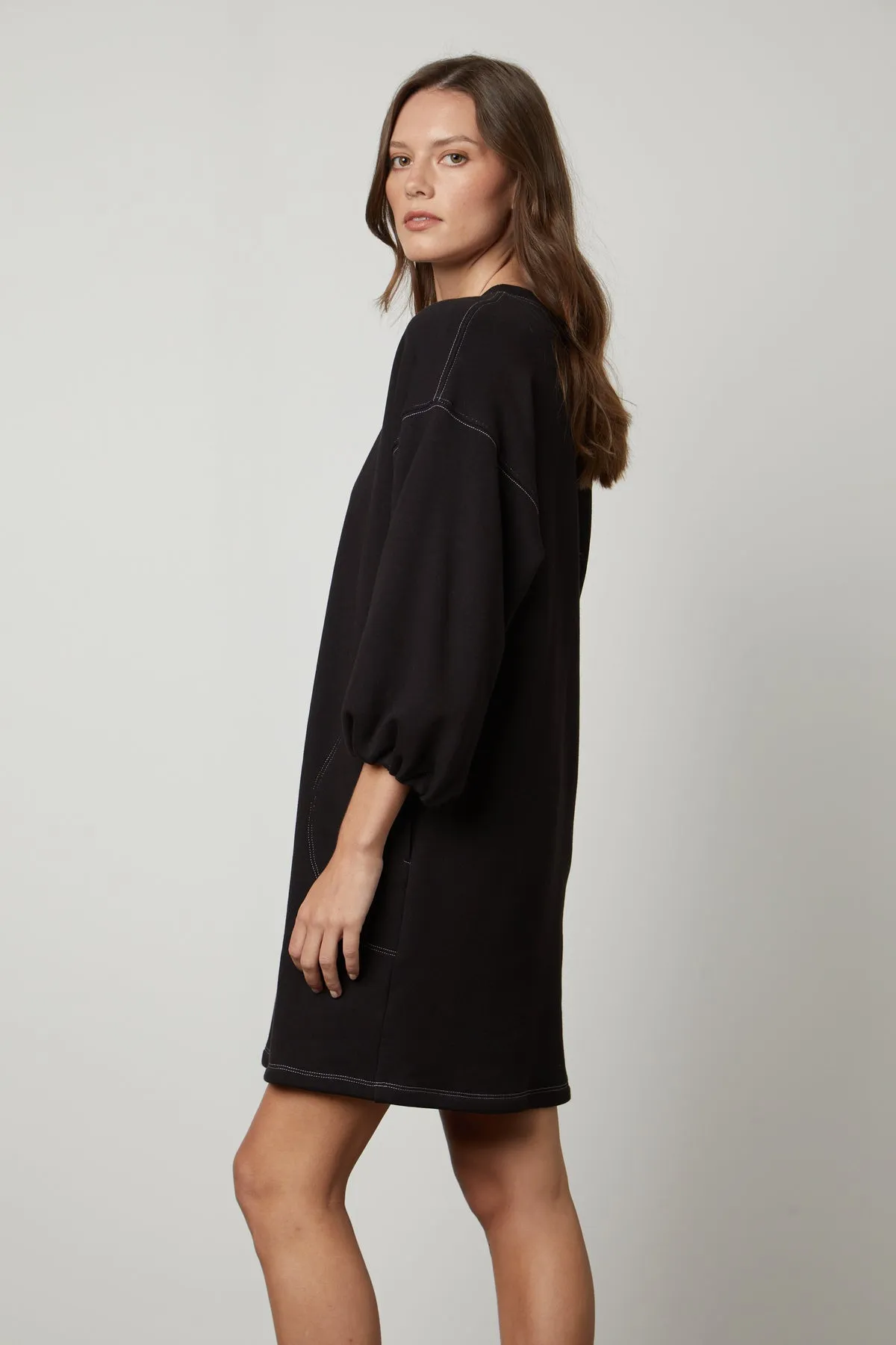 JENSEN PUFF SLEEVE DRESS