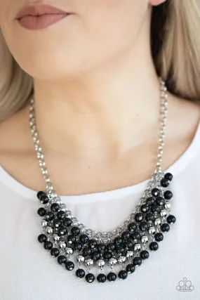 Jubilant Jingle Black Necklace Set