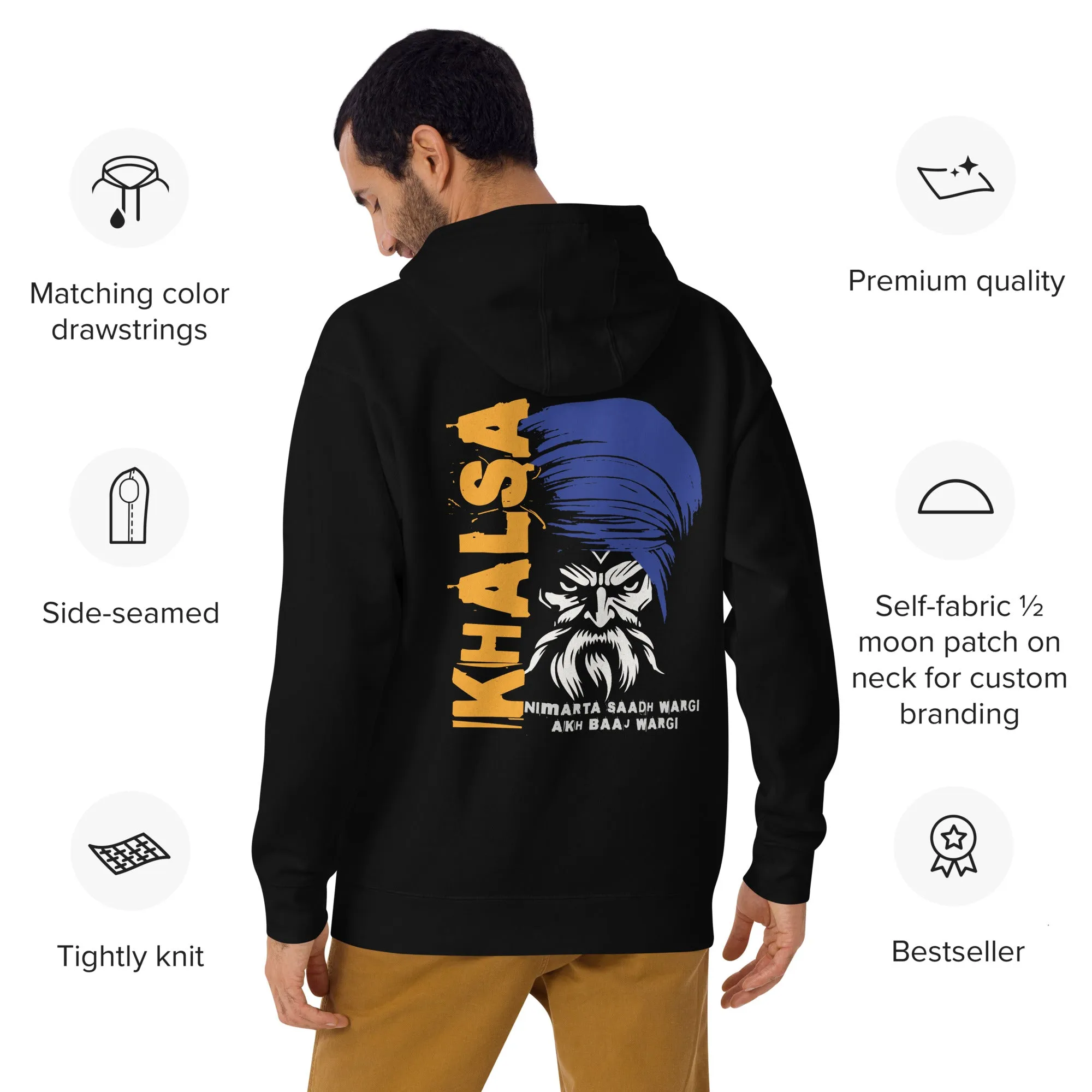 Khalsa Unisex Hoodie