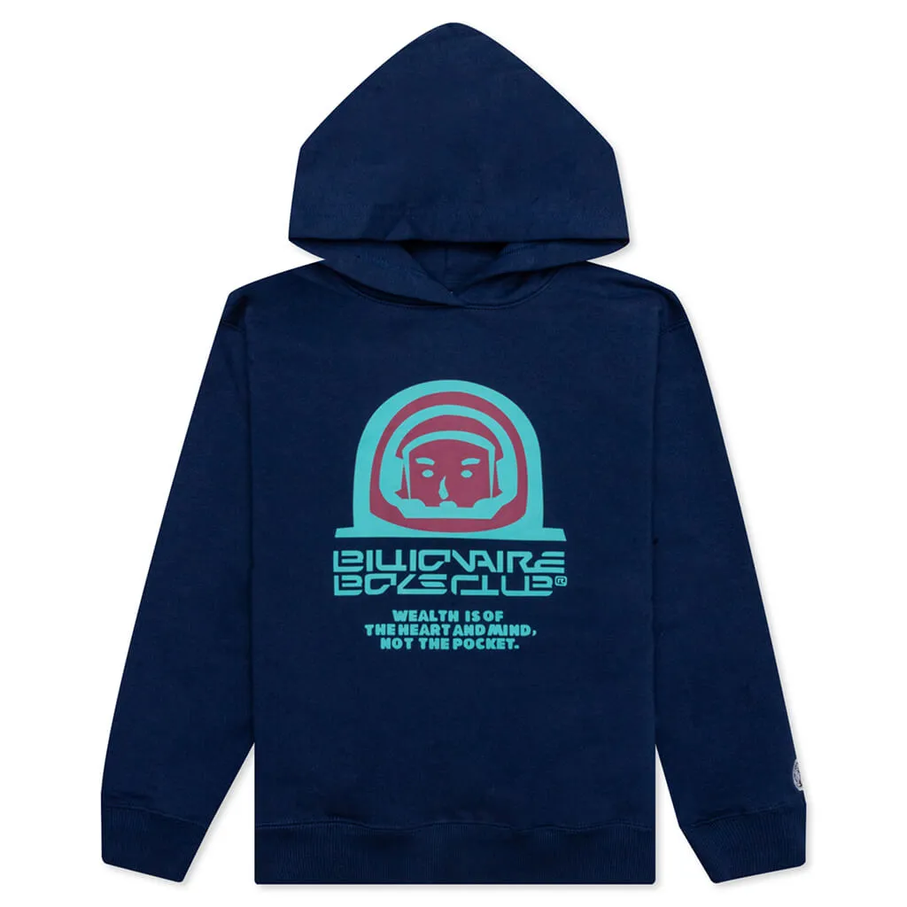 Kids Dimensions Hoodie - Blue Depths