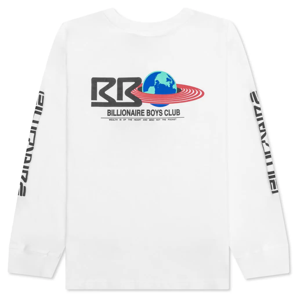 Kids Hrt N Mnd L/S Tee - White