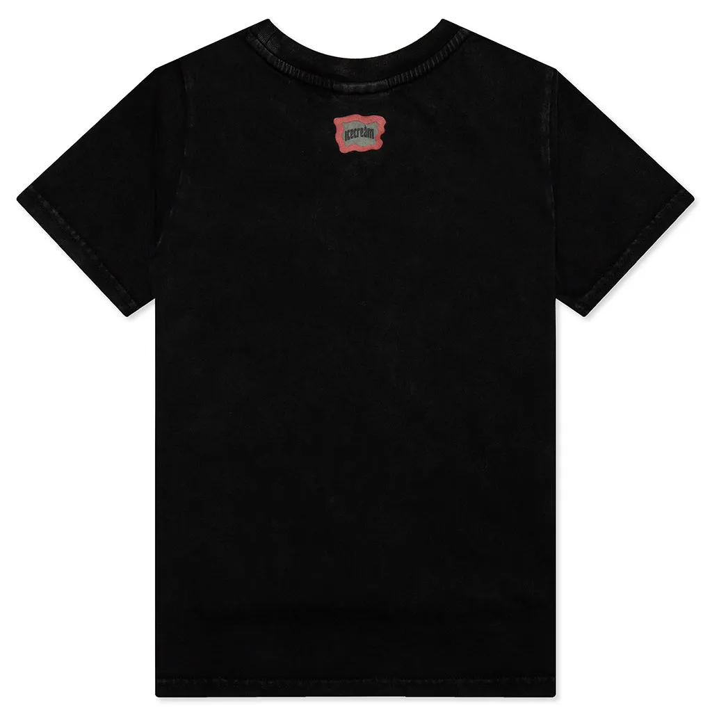 Kids Super Cone S/S Knit - Black