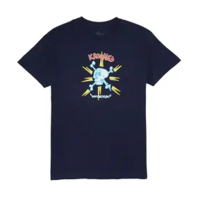 Krooked Style T-Shirt - Navy/Multi