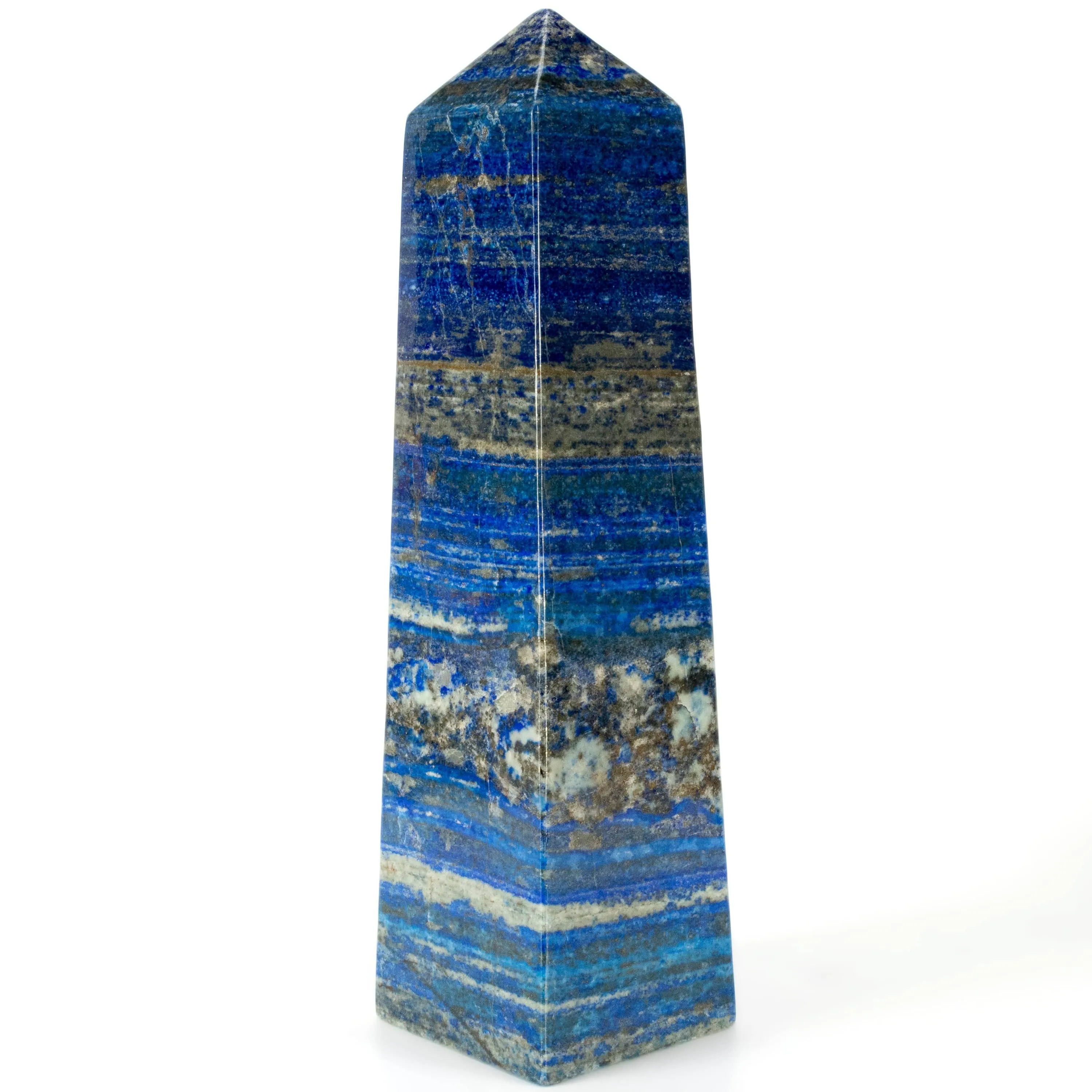 Lapis Lazuli Polished Obelisk from Afghanistan - 14.5 / 15 lbs