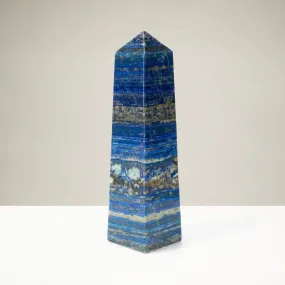 Lapis Lazuli Polished Obelisk from Afghanistan - 14.5 / 15 lbs