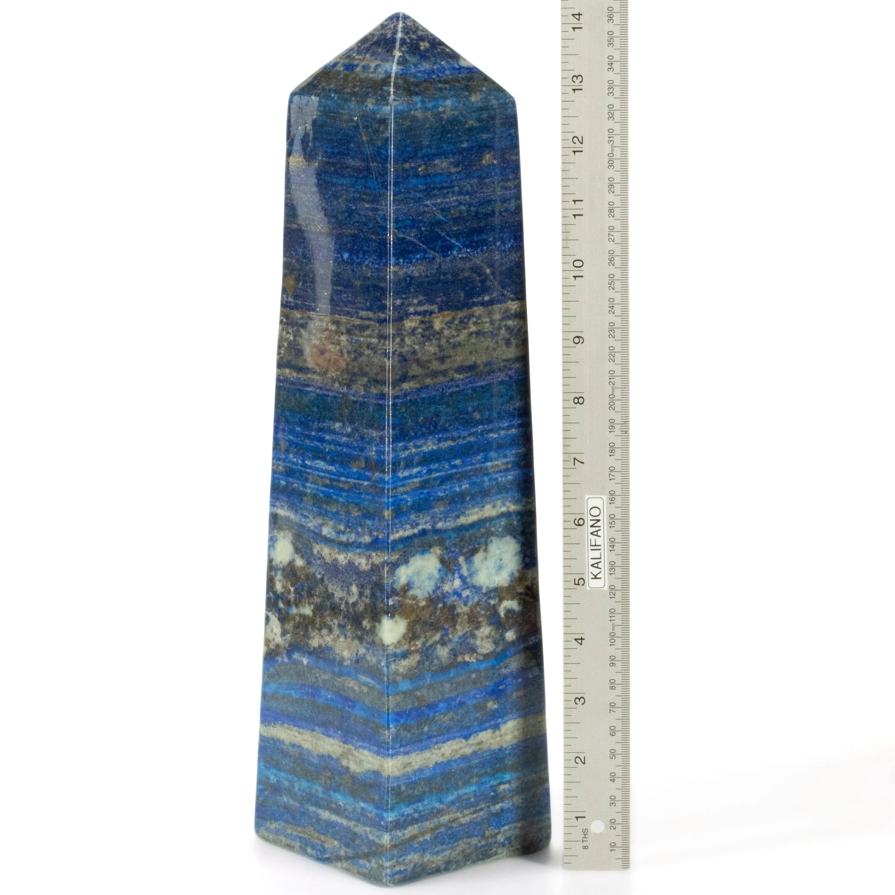 Lapis Lazuli Polished Obelisk from Afghanistan - 14.5 / 15 lbs