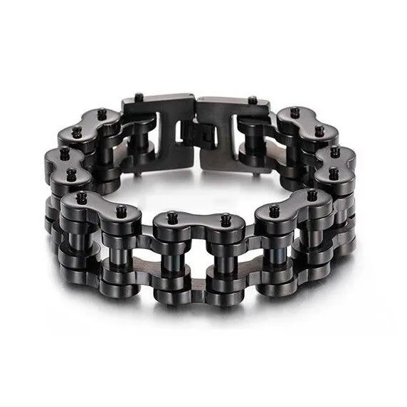 Large Biker Chain Stainless Steel Bracelet