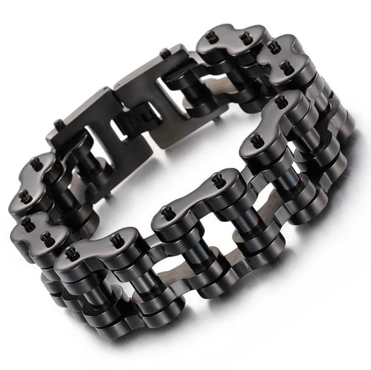 Large Biker Chain Stainless Steel Bracelet