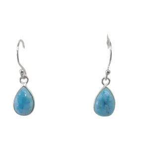 Larimar Tear Drop drop earrings