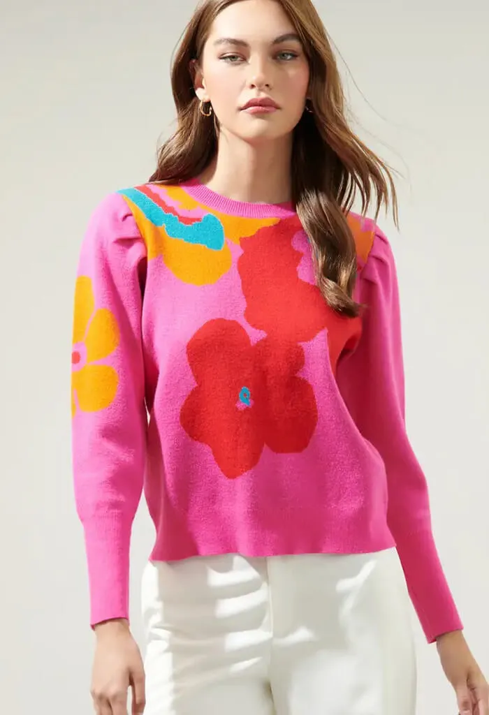 Lillie Puff Sleeve Sweater