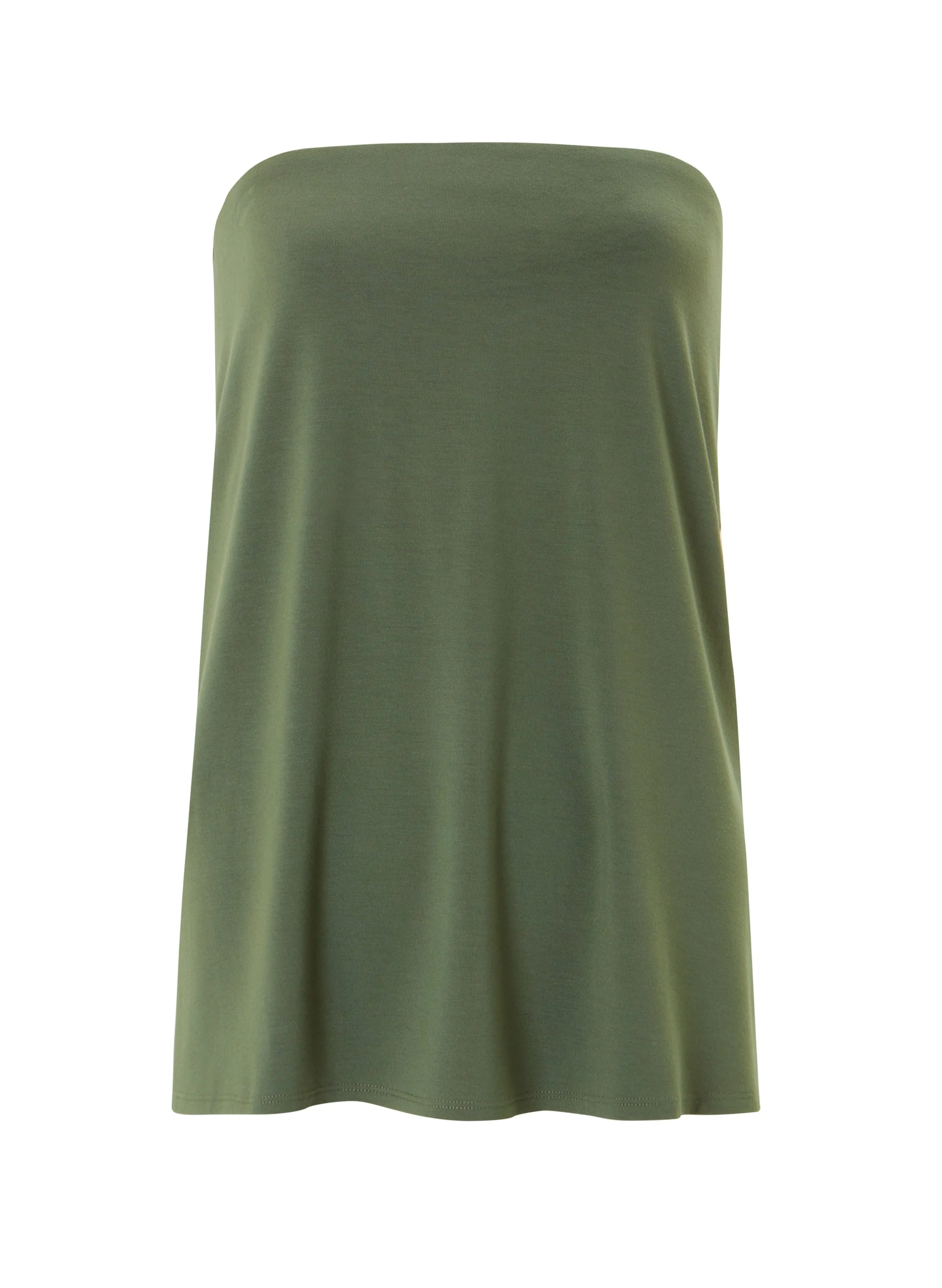 Lily LENZING ECOVERO Jersey Bandeau Top | Light Khaki