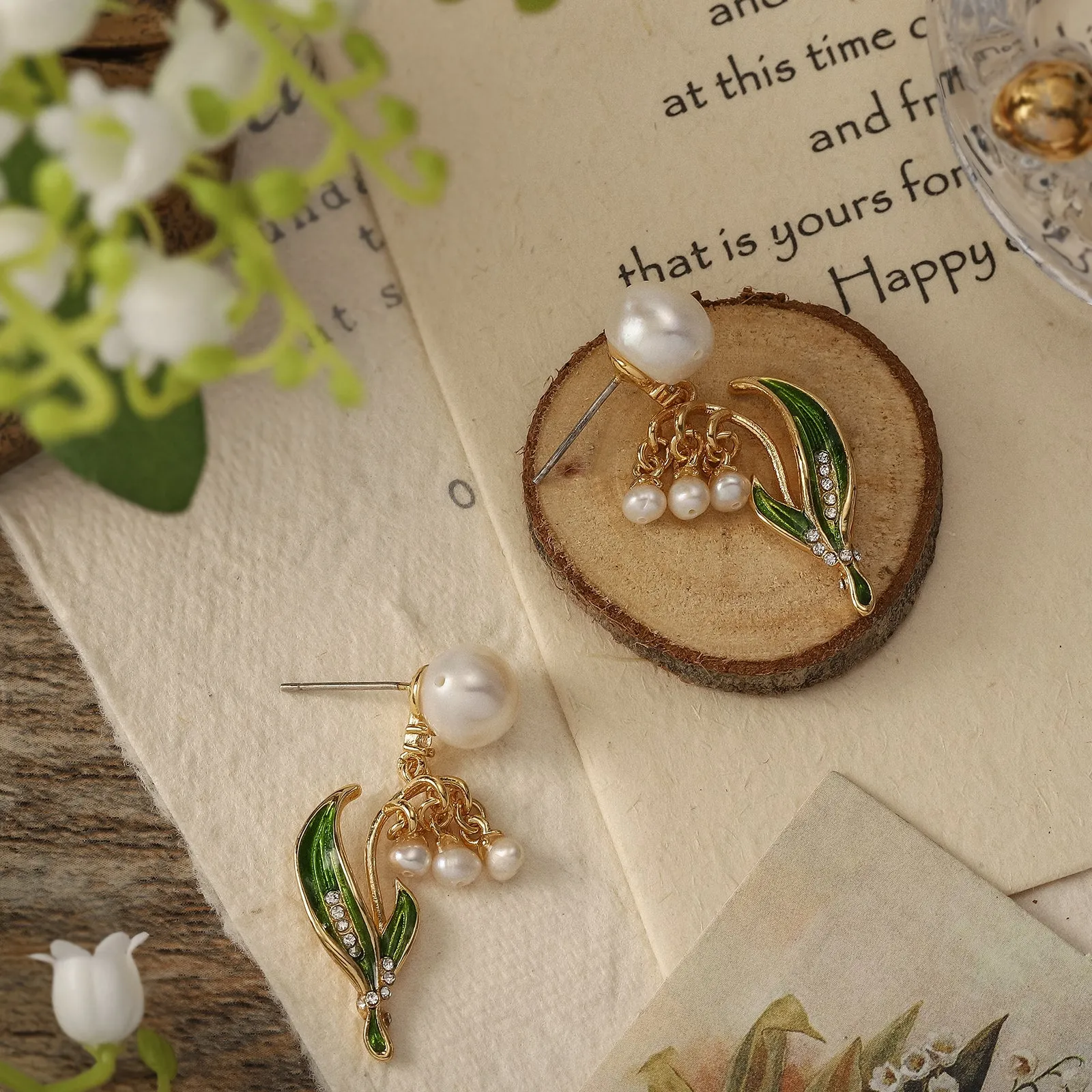 Lily of The Valley Earrings