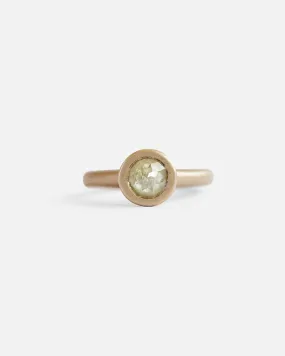 Lollipop 1 / Rose Cut Milky Yellow Diamond