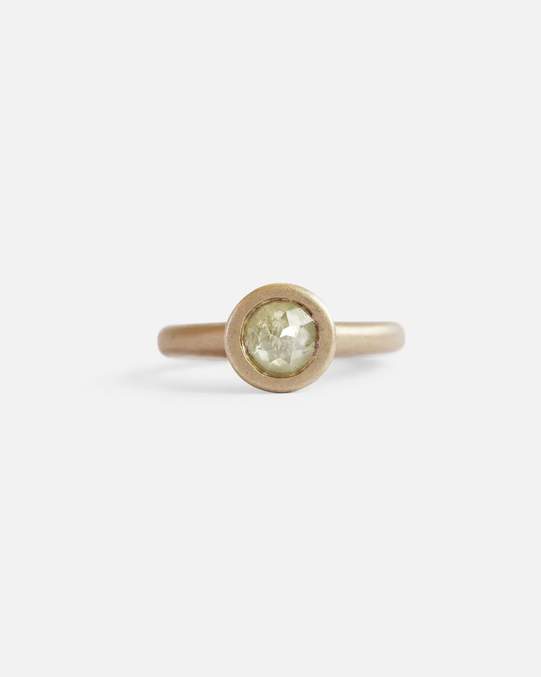 Lollipop 1 / Rose Cut Milky Yellow Diamond