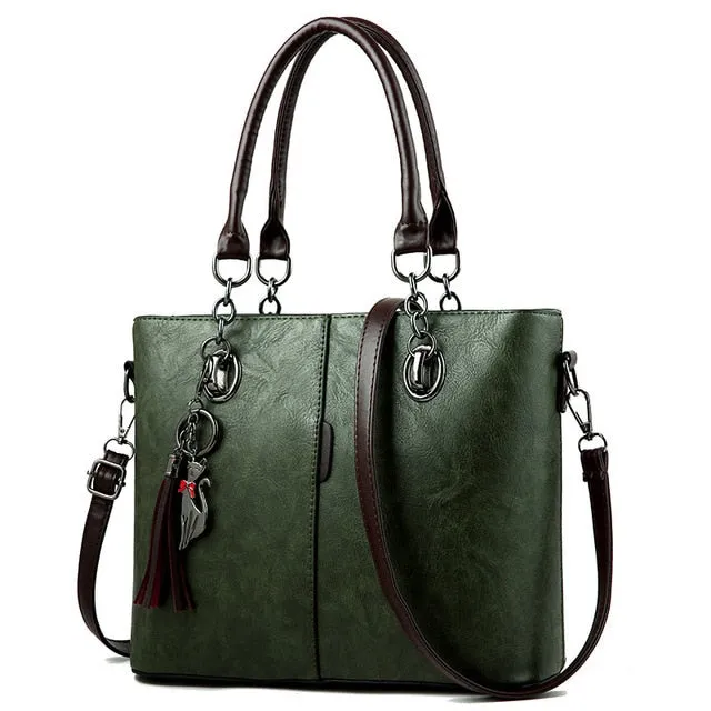 Luxury Designer Leather Shoulder Bag and Handbag