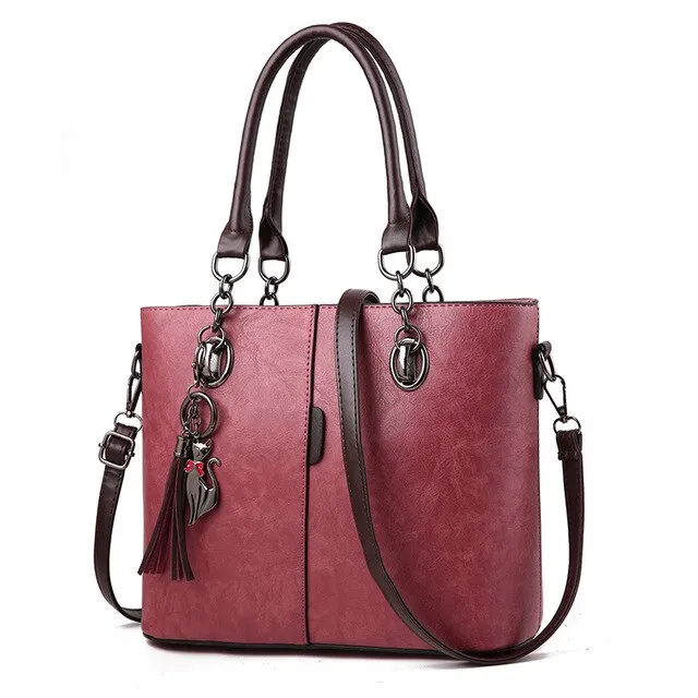 Luxury Designer Leather Shoulder Bag and Handbag