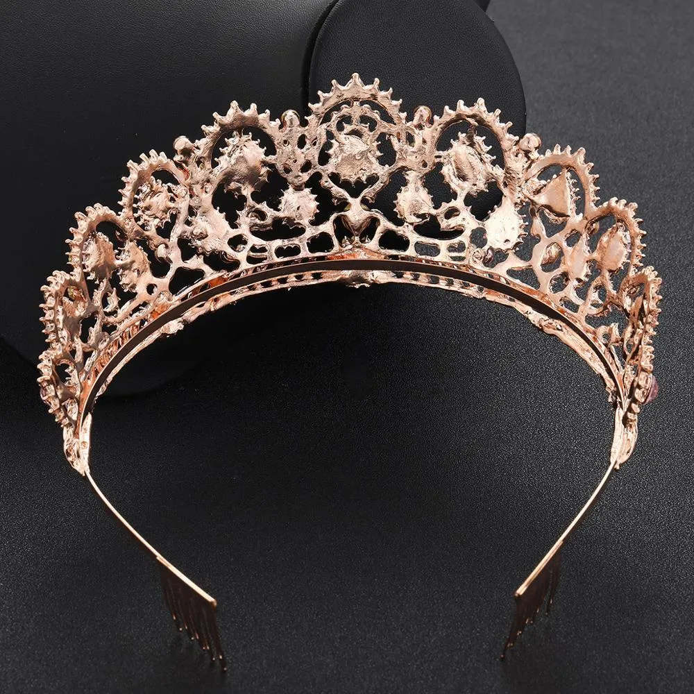 Luxury Vintage Queen & King Crown Hair Jewelry