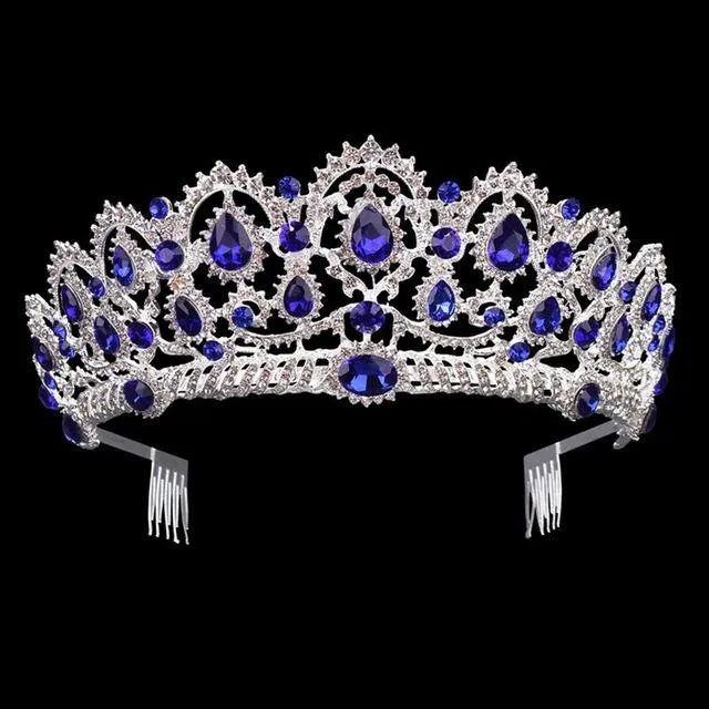 Luxury Vintage Queen & King Crown Hair Jewelry