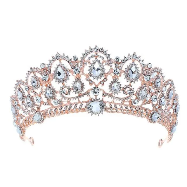 Luxury Vintage Queen & King Crown Hair Jewelry