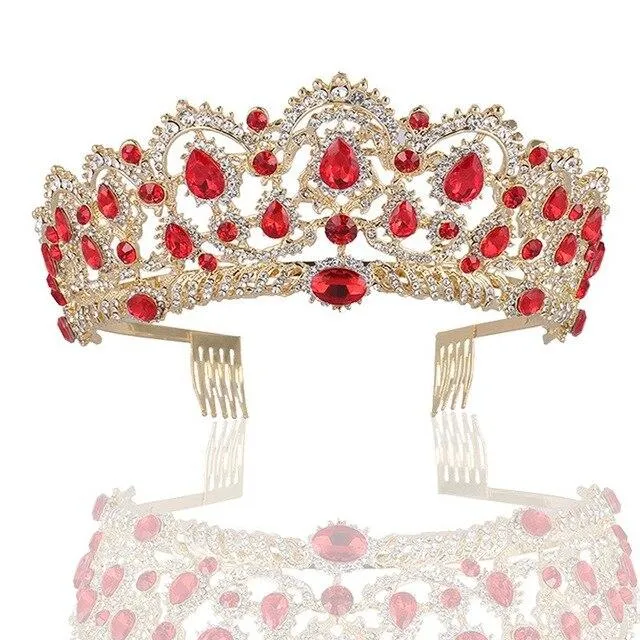 Luxury Vintage Queen & King Crown Hair Jewelry