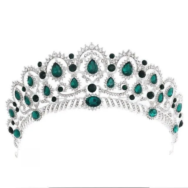 Luxury Vintage Queen & King Crown Hair Jewelry