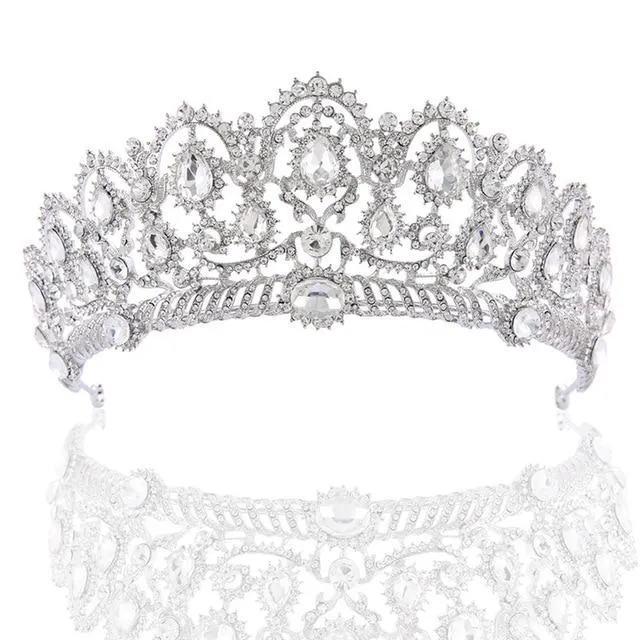 Luxury Vintage Queen & King Crown Hair Jewelry