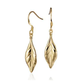 Maile Leaf Hook Earrings