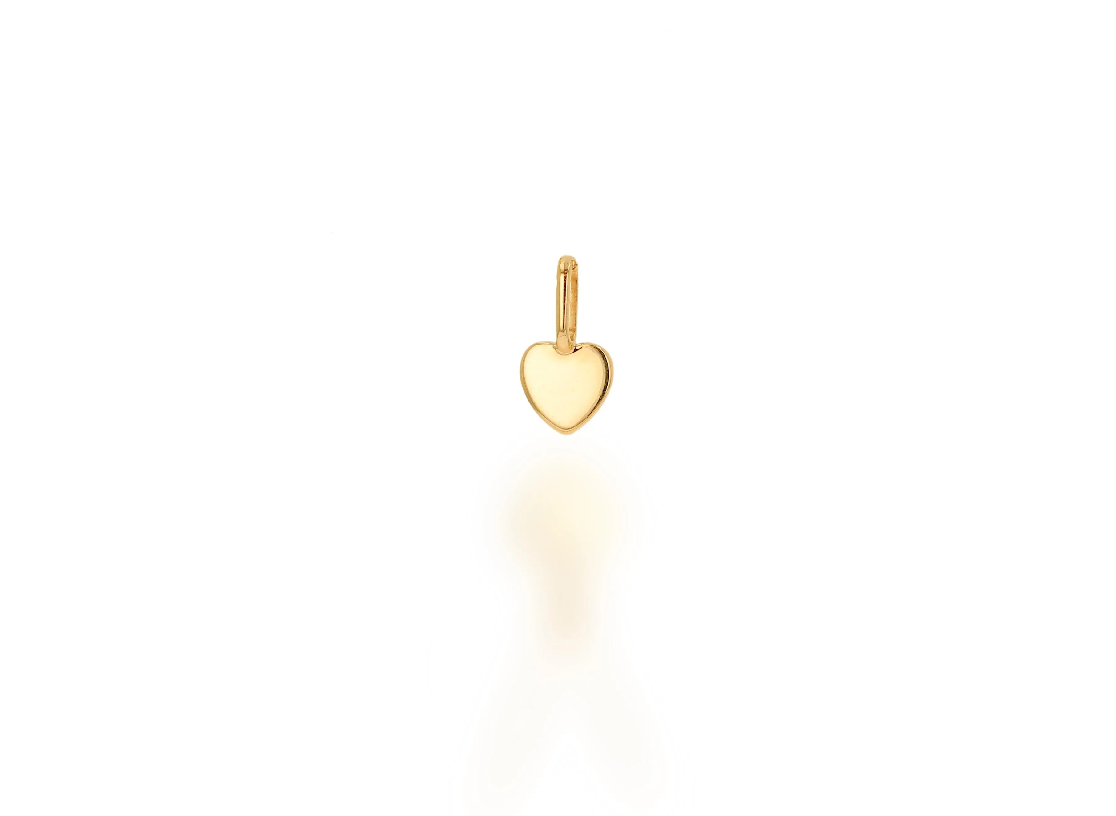 Mini Gold Heart Charm Only