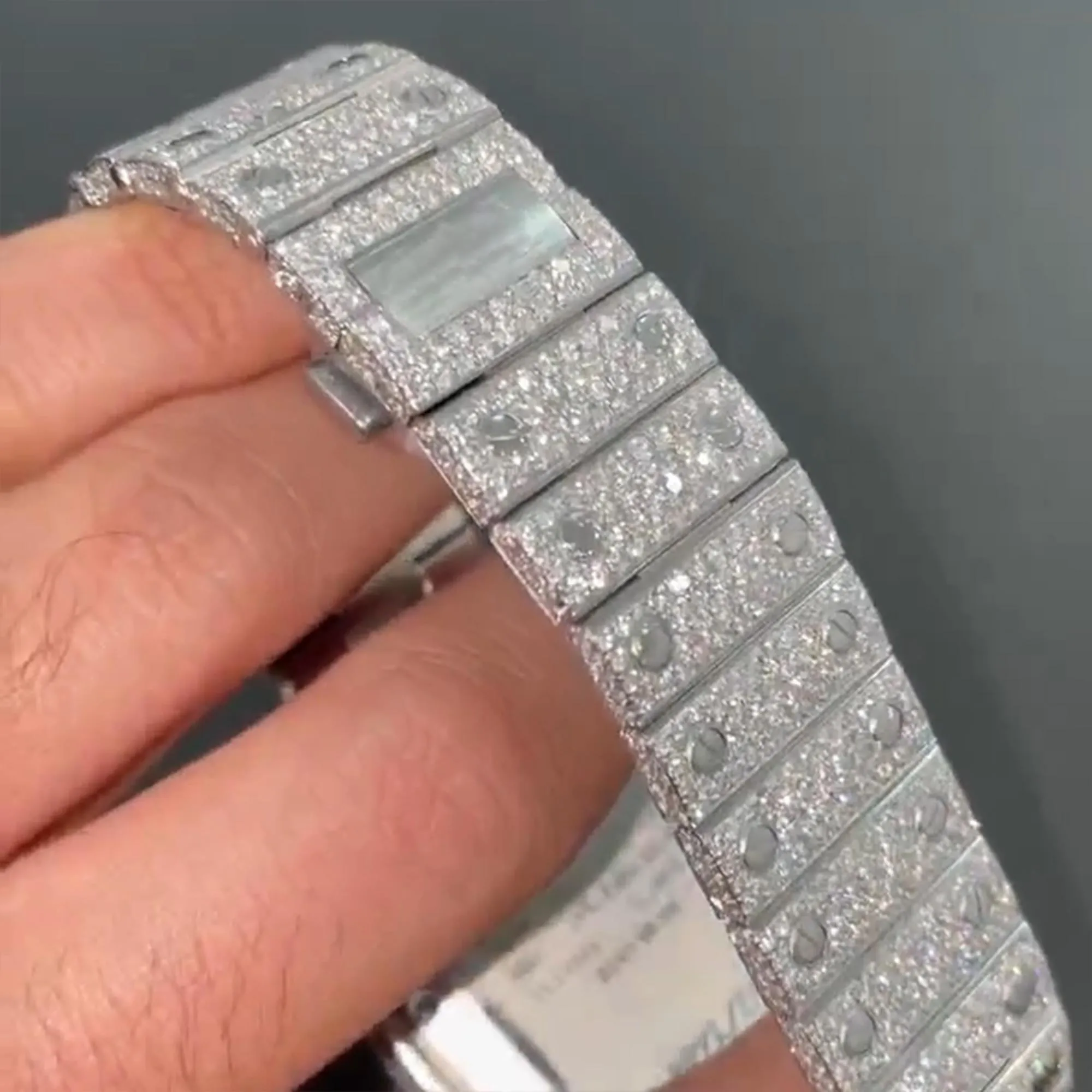 Moissanite watch | diamond watch(W-24)