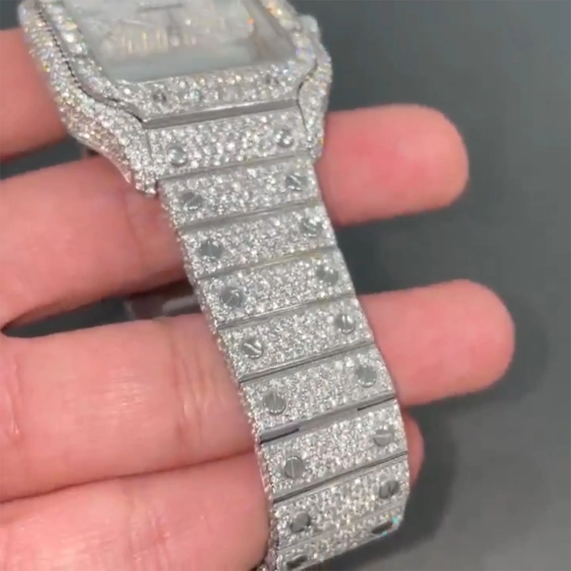 Moissanite watch | diamond watch(W-24)