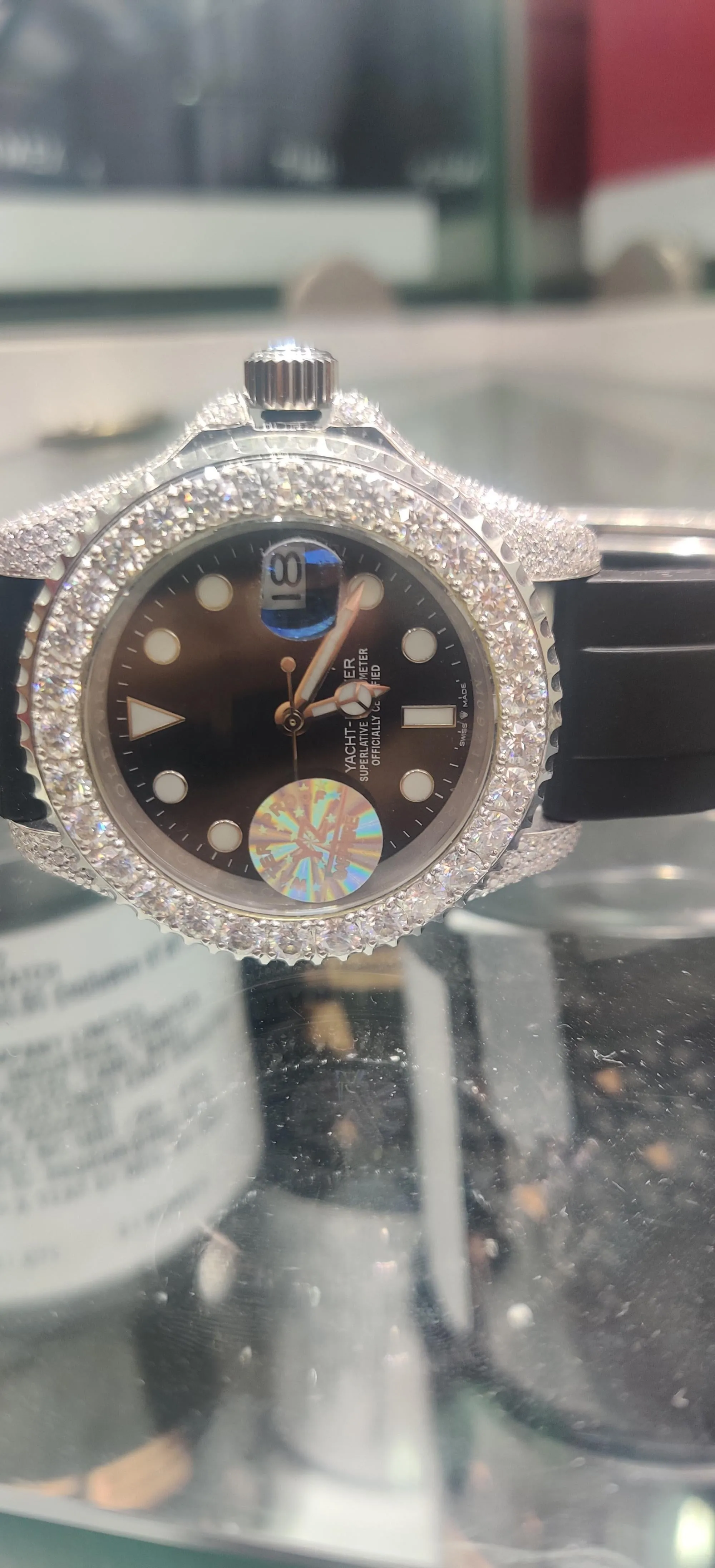 Moissanite watch | diamond watch(W-31)